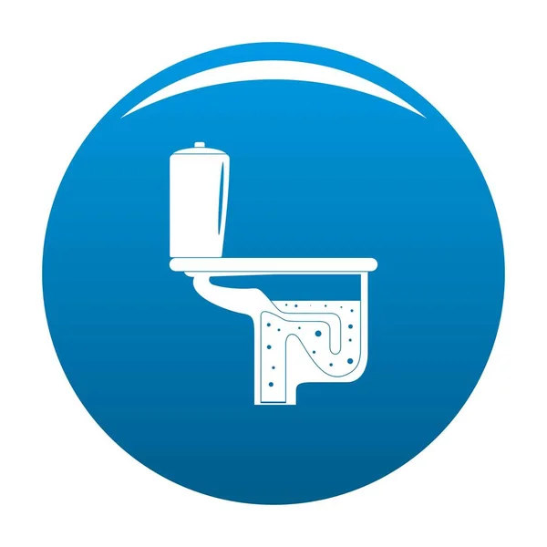 Equipamento sanitário ícone vetor azul — Vetor de Stock