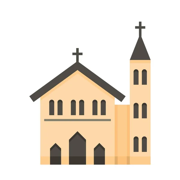 Церковна ікона, плоский стиль — стоковий вектор
