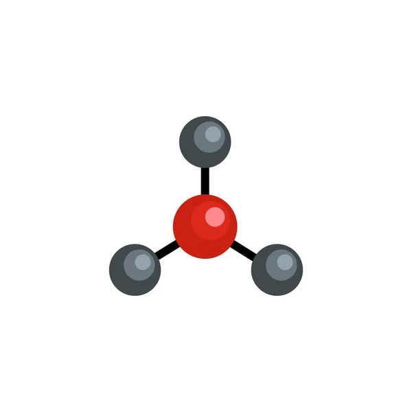 Rooster verbindingspictogram, vlakke stijl — Stockvector