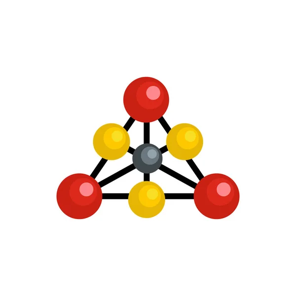 Icono de celosía de diamante, estilo plano — Vector de stock