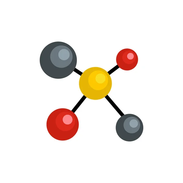原子格子图标, 平面样式 — 图库矢量图片