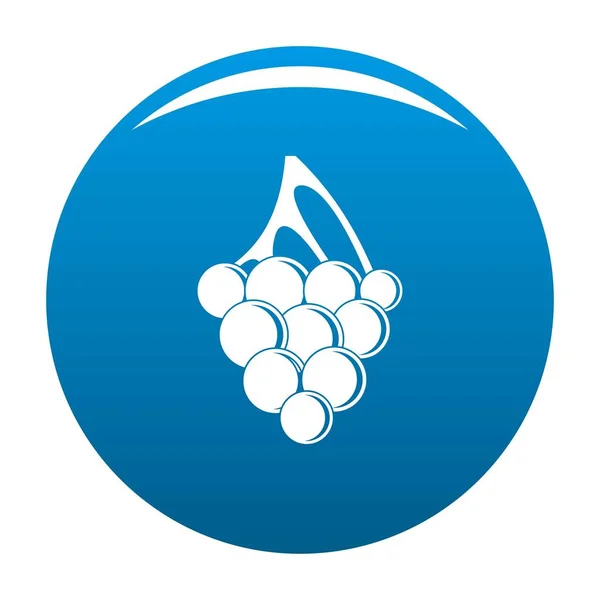 Sultana icône de raisin vecteur bleu — Image vectorielle