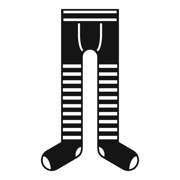 Girl tights icon, simple style — 图库矢量图片