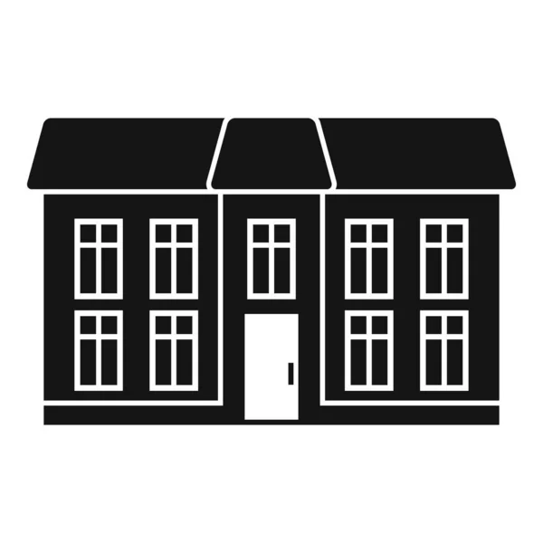 Icono de casa de campo de la ciudad, estilo simple — Vector de stock