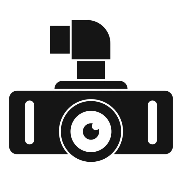Icône enregistreur HD dvr, style simple — Image vectorielle
