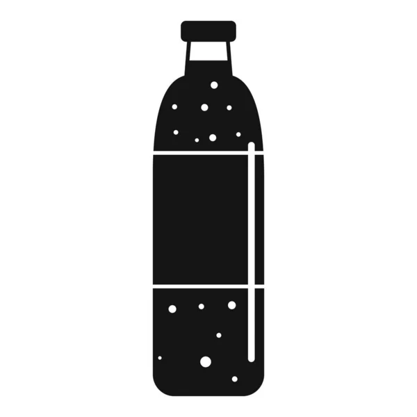 Icono de botella de plástico de soda, estilo simple — Archivo Imágenes Vectoriales