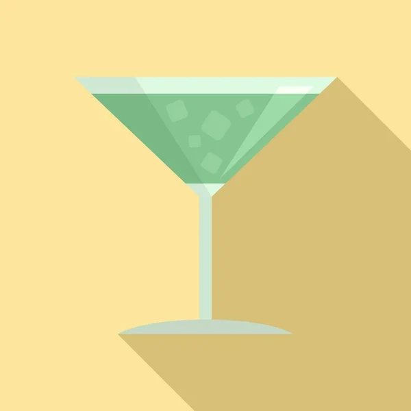 Margarita cocktail icoon, platte stijl — Stockvector