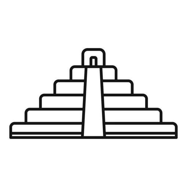 Brezilya piramit simgesi, özet biçimi — Stok Vektör