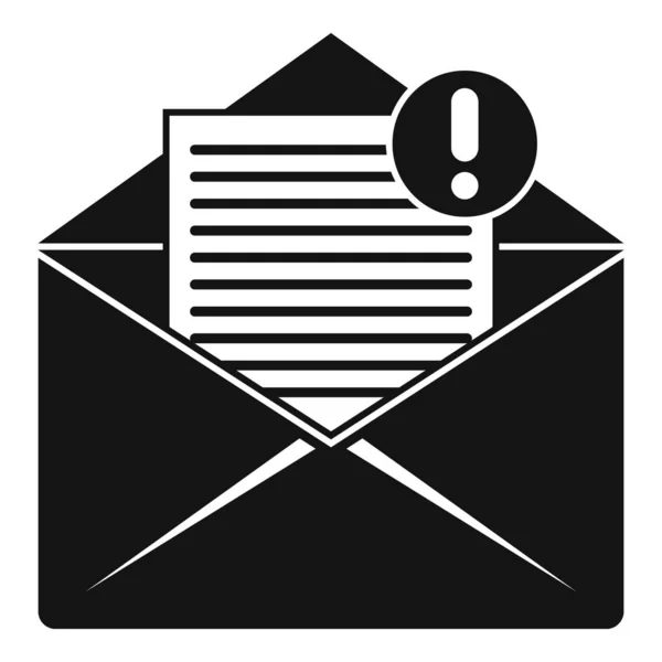 Nouvelle icône mail, style simple — Image vectorielle