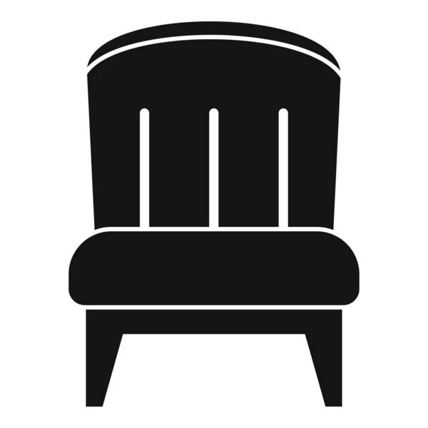 Диван кресло значок, простой стиль — стоковый вектор