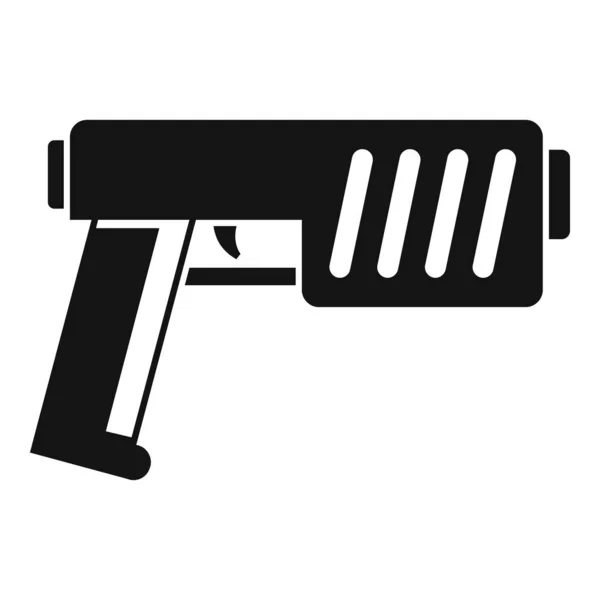 Fantastique icône blaster, style simple — Image vectorielle