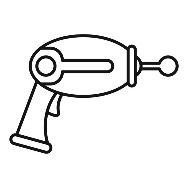 Icono de blaster de juguete, estilo de esquema — Vector de stock