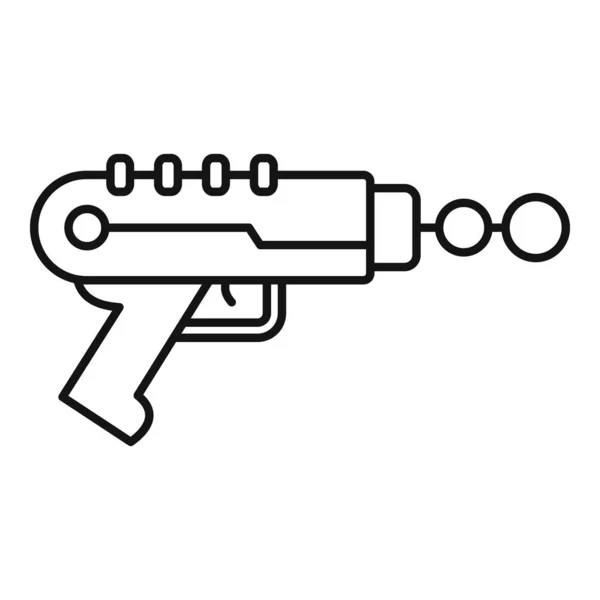 Icône blaster Ray, style contour — Image vectorielle