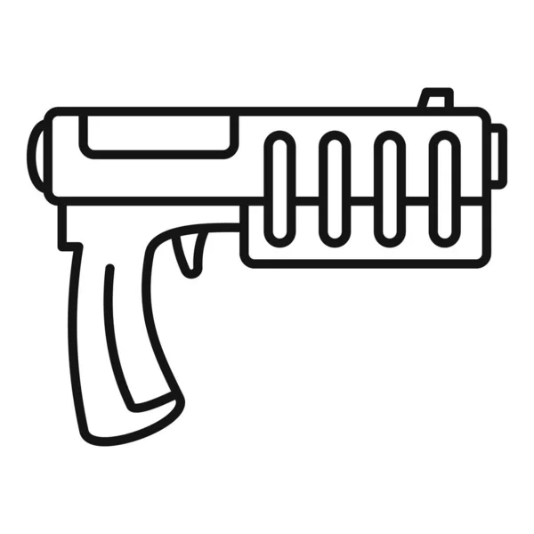 Kinder-Blaster-Symbol, Outline-Stil — Stockvektor