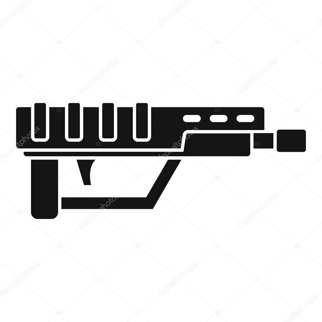 Game blaster icon, simple style
