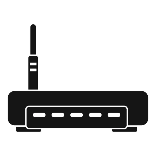 Icono del router digital, estilo simple — Vector de stock