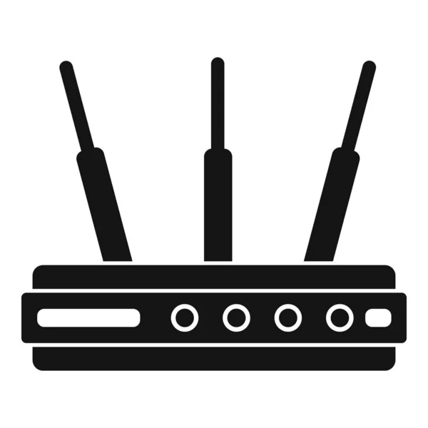 Átjáró router ikon, egyszerű stílus — Stock Vector