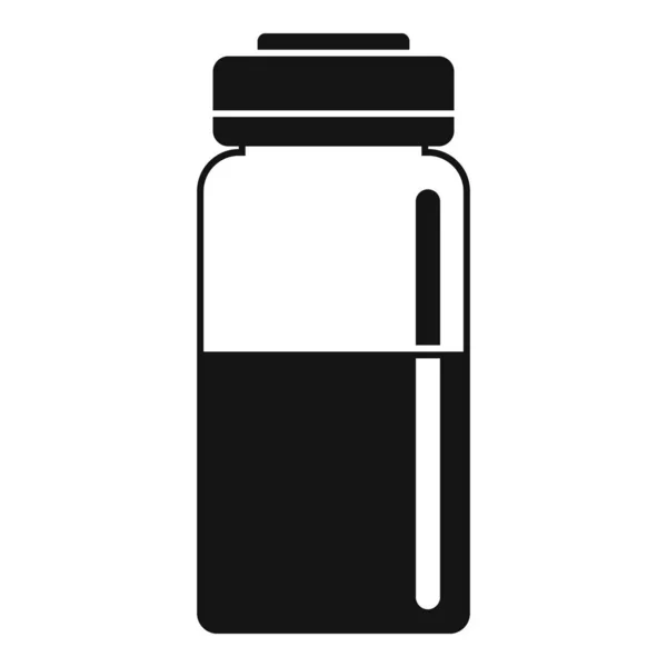 Icono de botella de jeringa, estilo simple — Vector de stock