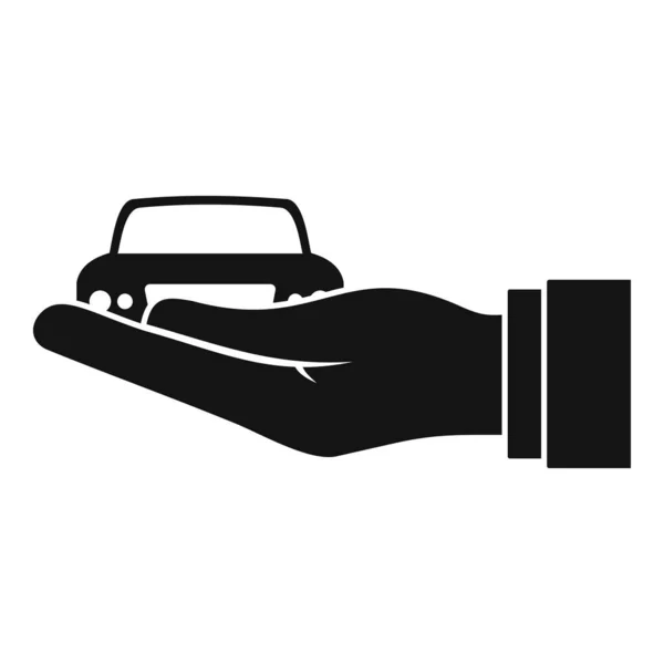 Car leasing icon, simple style — Stock vektor
