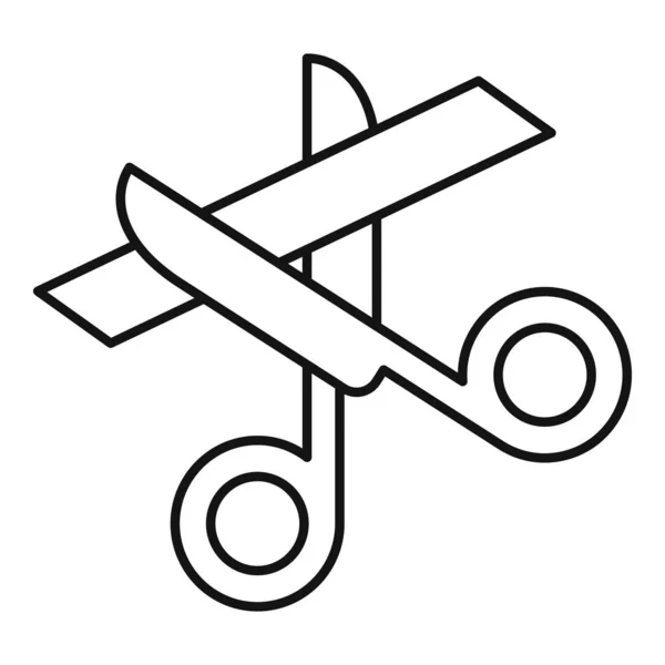 Launch city event icon, outline style — Stock vektor