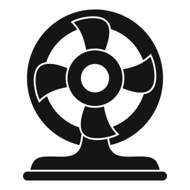 Room filter fan icon, simple style