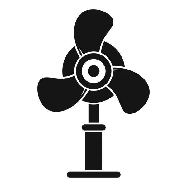Home room stand fan icon, simple style — Stock Vector