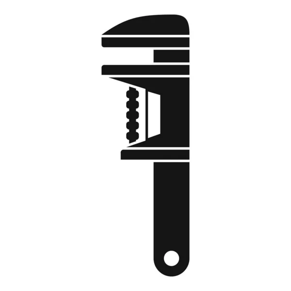 Key wrench icon, simple style — 스톡 벡터