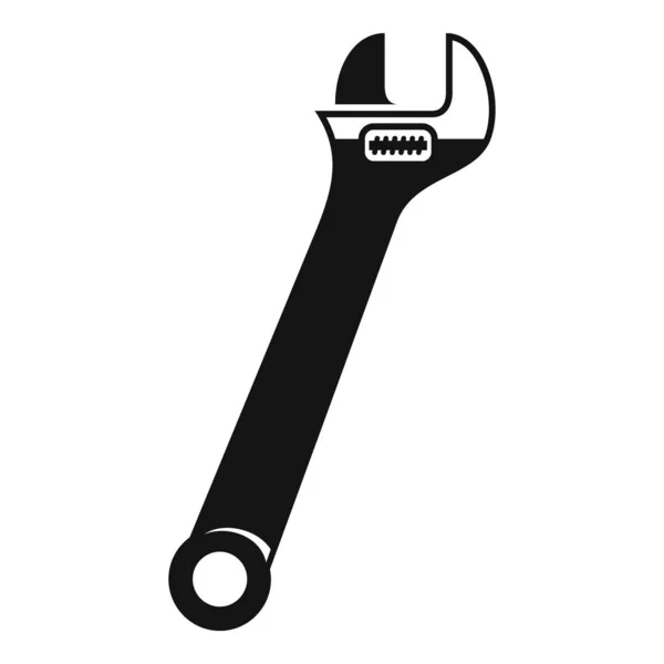 Icono de llave de fontanero, estilo simple — Vector de stock