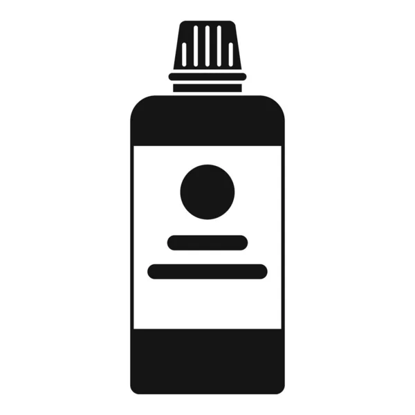 Salon hair dye bottle icon, simple style — Stock Vector