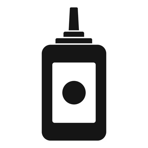 Icono de la botella de salón de belleza, estilo simple — Vector de stock