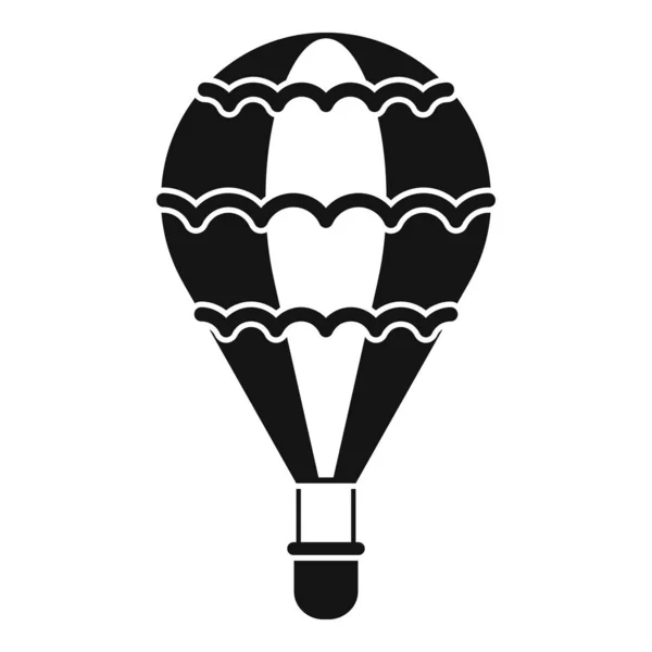 Значок воздушного шара, простой стиль — стоковый вектор