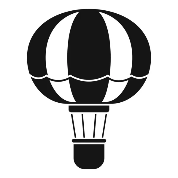 Icono de globo aerostático de vuelo, estilo simple — Vector de stock