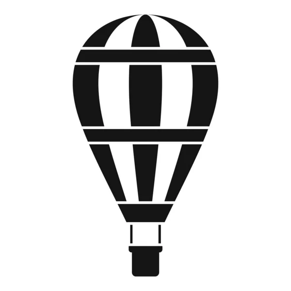 Icono de globo de aire al aire libre, estilo simple — Vector de stock