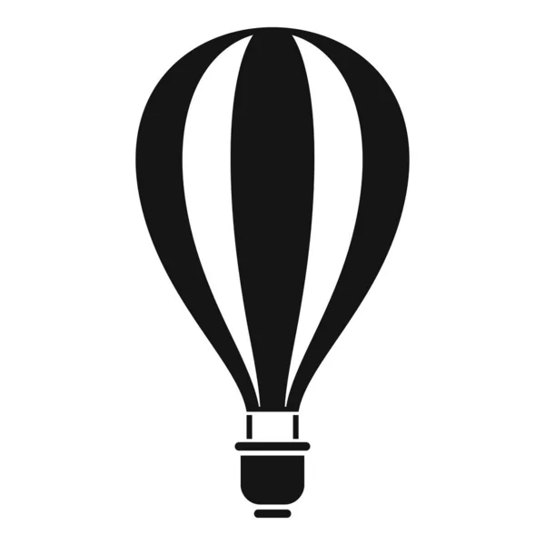 Design air balloon icon, simple style — 스톡 벡터