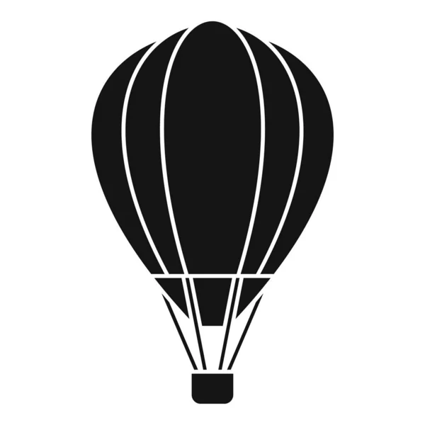 Adventure air balloon icon, simple style — 스톡 벡터