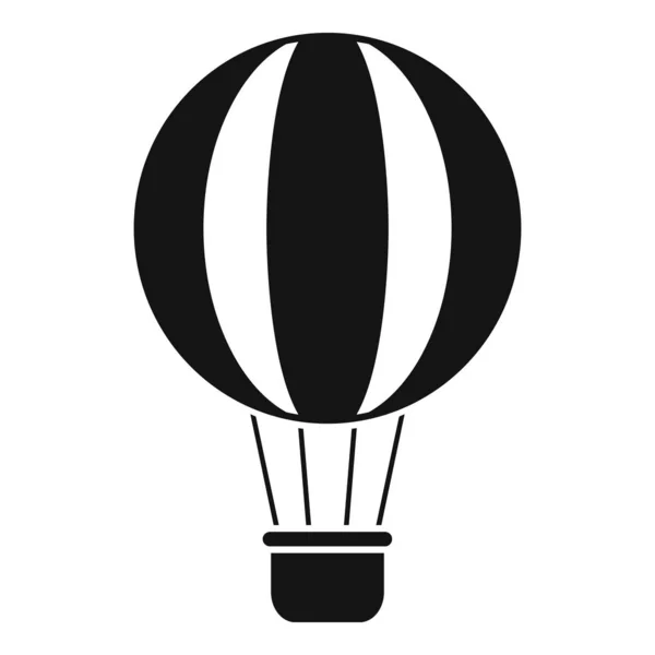 Icono de globo aéreo retro, estilo simple — Vector de stock