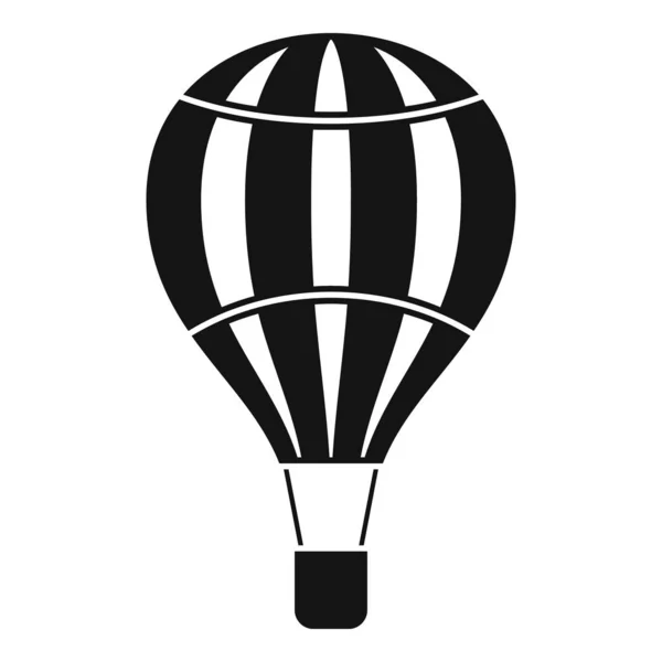 Icono de globo aerostático vintage, estilo simple — Vector de stock