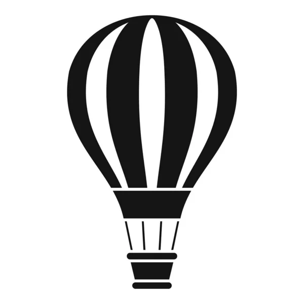 Doprava vzduchový balón ikona, jednoduchý styl — Stockový vektor
