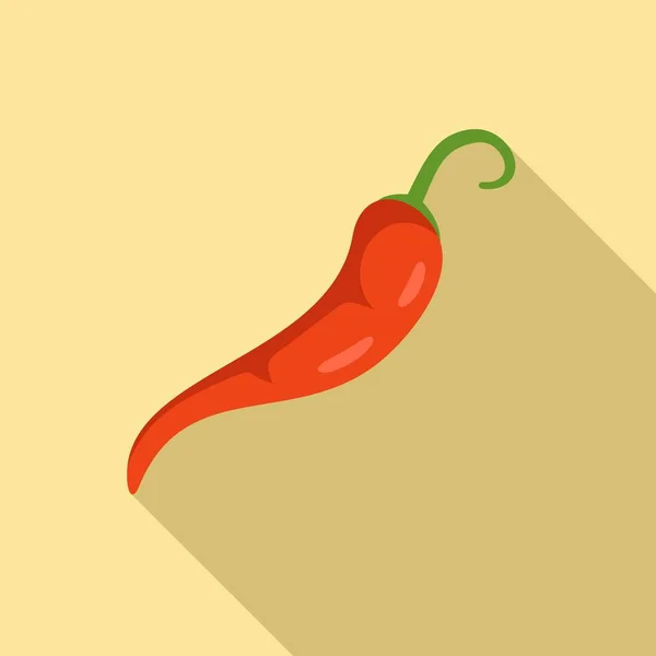 Restaurante icono de chile, estilo plano — Vector de stock