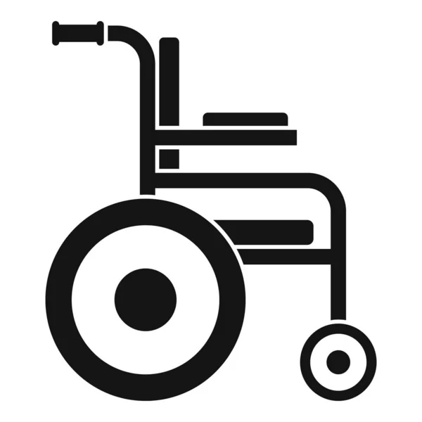 Icône de fauteuil roulant médical, style simple — Image vectorielle
