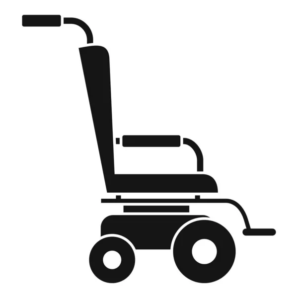Scooter tekerlekli sandalye simgesi, basit stil — Stok Vektör