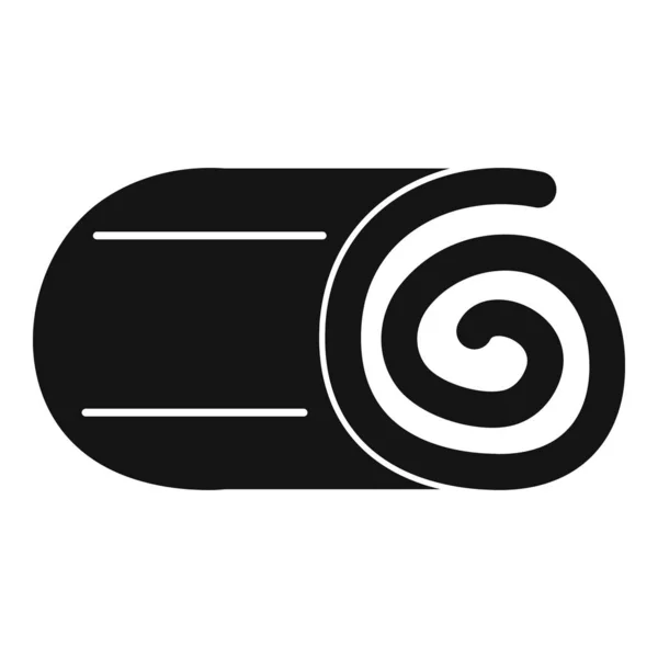 Rolldecke Symbol, einfacher Stil — Stockvektor