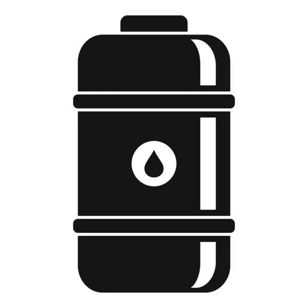 Färsk mjölk tank ikon, enkel stil — Stock vektor