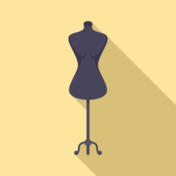 Model mannequin icon, flat style — Stock vektor