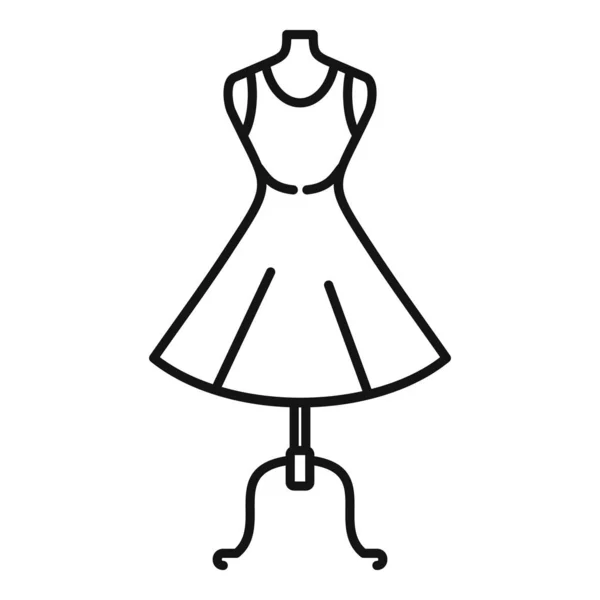 Body mannequin icon, outline style — 스톡 벡터