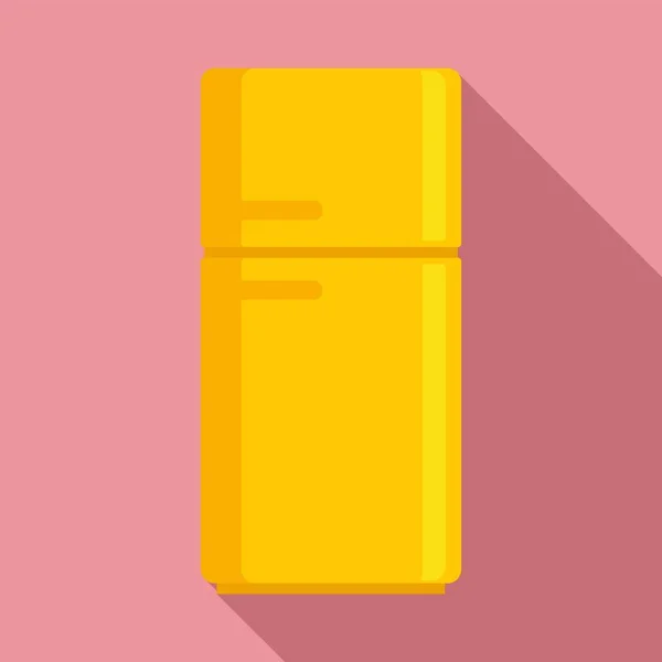 Ícone de geladeira de alimentos, estilo plano —  Vetores de Stock