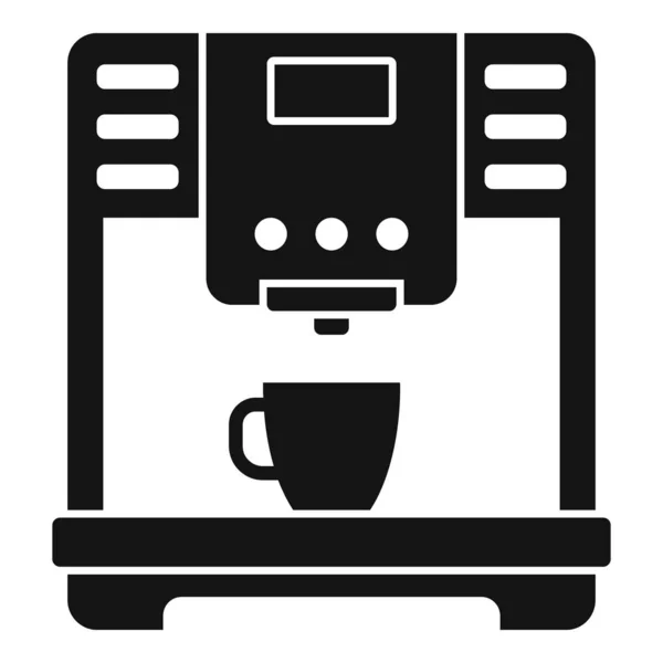 アメリカのコーヒーマシンのアイコン、シンプルなスタイル — ストックベクタ