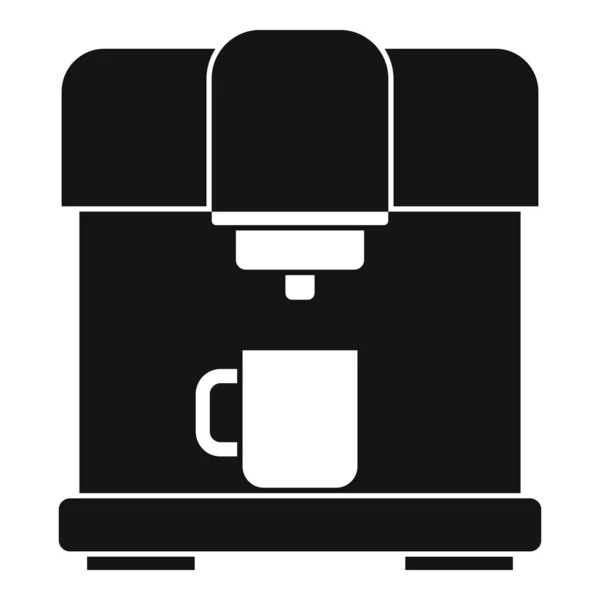 バリスタコーヒーマシンのアイコン、シンプルなスタイル — ストックベクタ