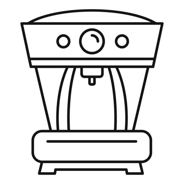 Піктограма кавоварки Aeropress, стиль контуру — стоковий вектор