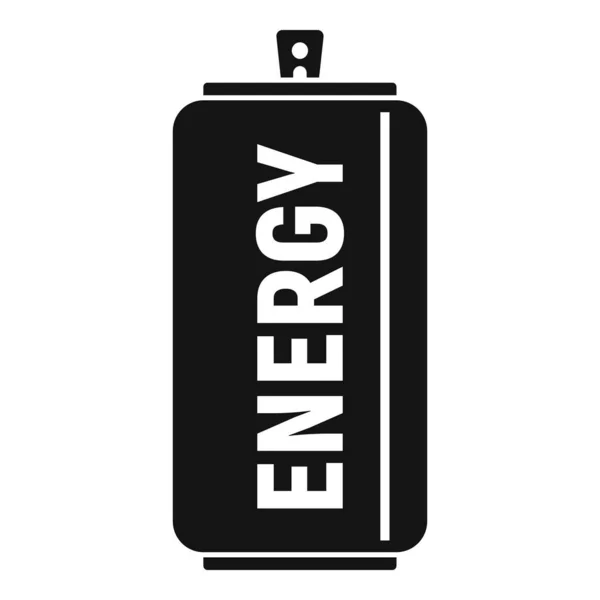 에너지 음료 아이콘, 간단 한 스타일 — 스톡 벡터